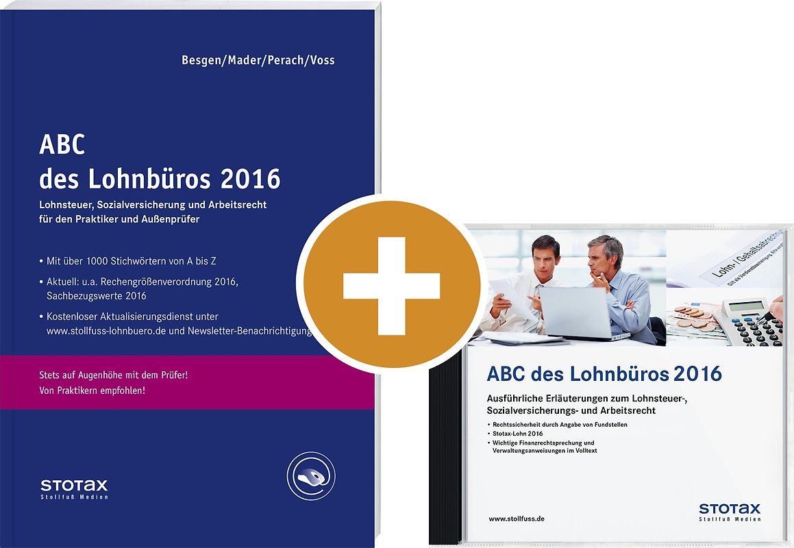 Kombi: ABC des Lohnbüros 2016 (Print+DVD)
