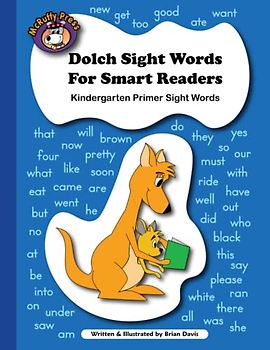 Dolch Sight Words For Smart Readers: Kindergarten Primer Words