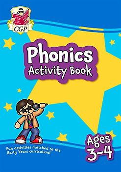 Phonics Activity Book for Ages 3-4 (Preschool) (CGP Primary Fun)