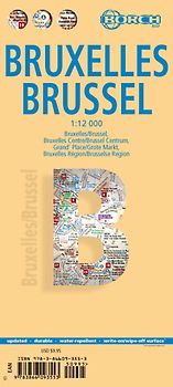 Brussels, Brüssel, Borch Map
