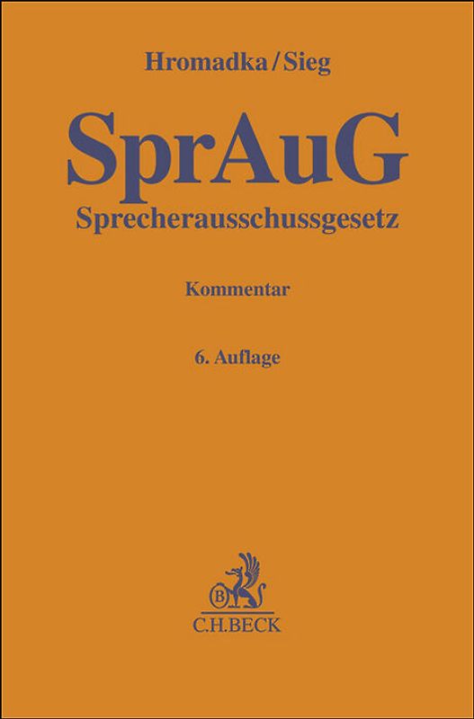 Sprecherausschussgesetz. SprAuG