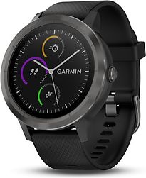 Garmin Vivoactive 3 30,4 mm steen met siliconen bandje zwart