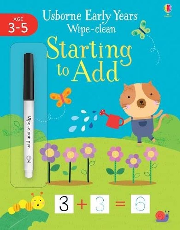 Starting to Add (Usborne Early Years Wipe-Clean): 1 (Usborne Early Years Wipe-clean, 12)
