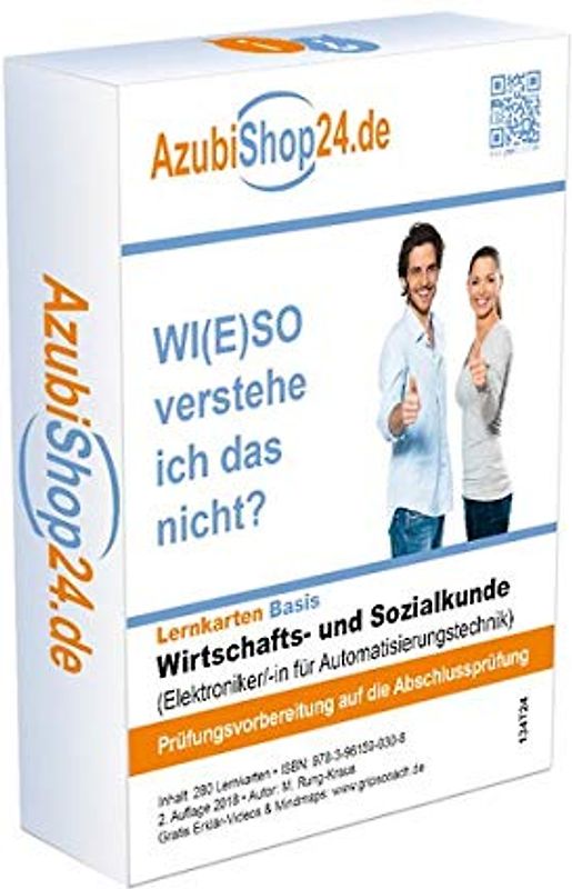 Prüfungswissen WISO Prüfung WISO Wirtschafts- und Sozialkunde Elektroniker für Automatisierungstechnik Lernkarten Wiso Prüfungsvorbereitung: ... ... Sozialkunde Prüfung Wiso Prüfungsvorbereitung
