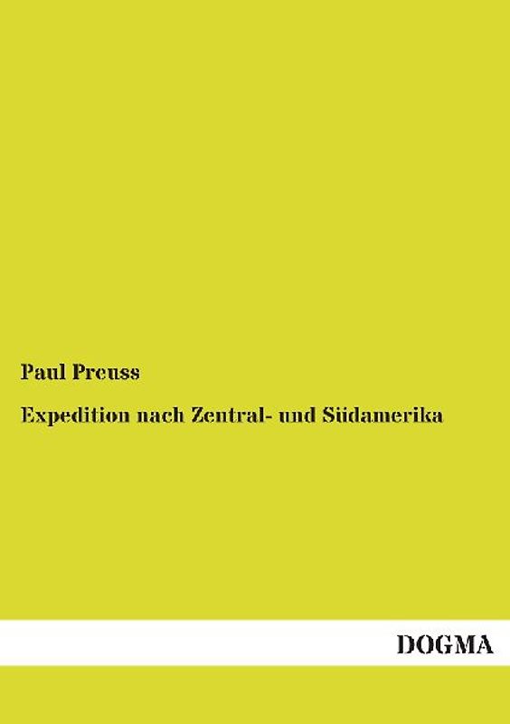 Expedition nach Zentral- und Südamerika