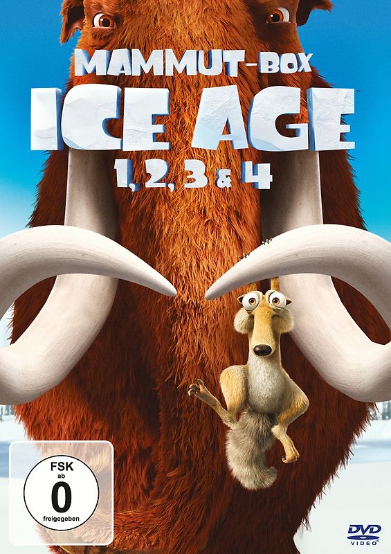 Ice Age: Teil 1 - 4 [4 DVDs, Mammut-Box] DVD
