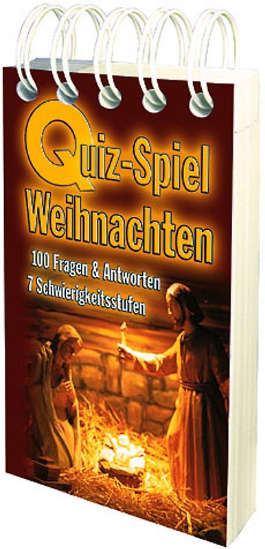 Quiz-Spiel Weihnachten. 100 Fragen & Antworten; 7 Schwierigkeitsstufen