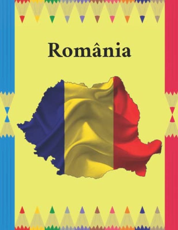 Malbuch für Kinder und Schüler, malen und lernen Sie Rumänien Landkarte mit Landkreise (Malbuch Länder der Welt)