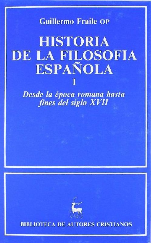 Historia de la filosofía española