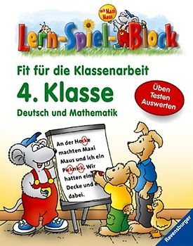 Fit für die Klassenarbeit (4. Klasse): Deutsch und Mathematik