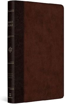 ESV Large Print Thinline Reference Bible (Trutone, Brown/Walnut, Timeless Design)