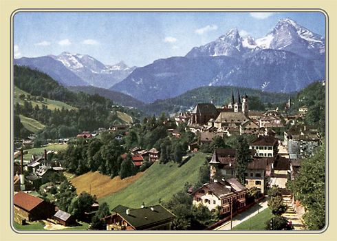 Nostalgie Postkarten Berchtesgaden