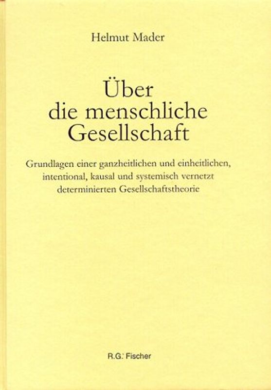 Über die menschliche Gesellschaft