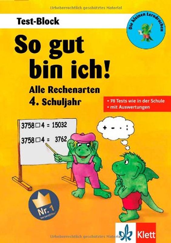 So gut bin ich! Alle Rechenarten 4. Schuljahr. Test-Block