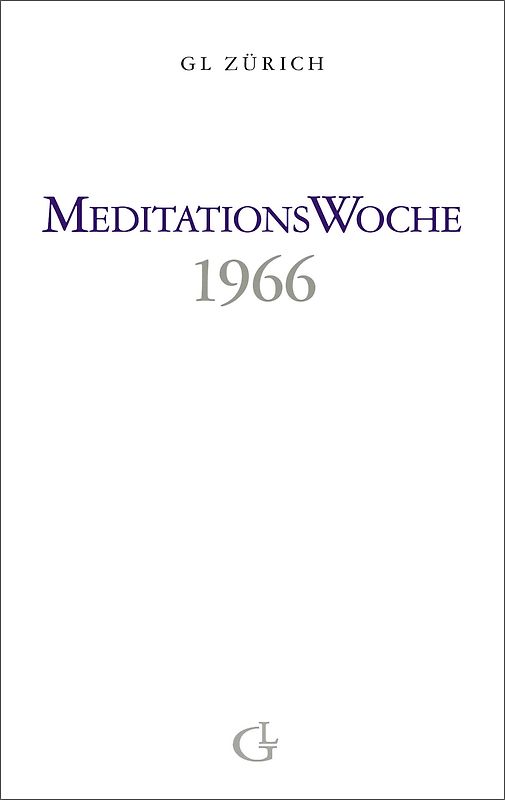 Meditationswoche 1966