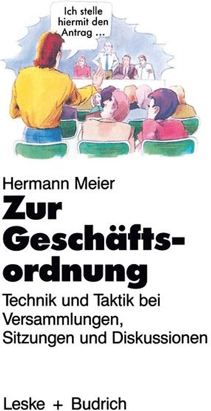 Zur Geschäftsordnung