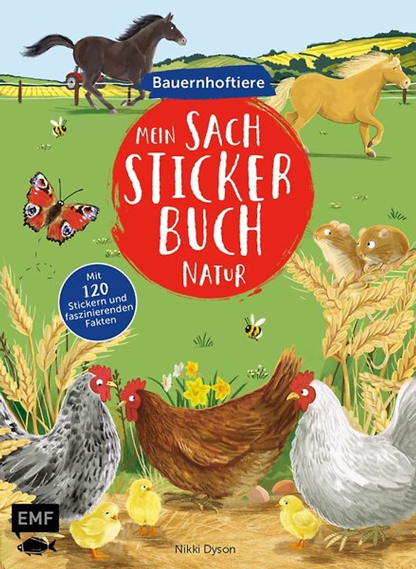 Mein Sach-Stickerbuch Natur – Bauernhoftiere