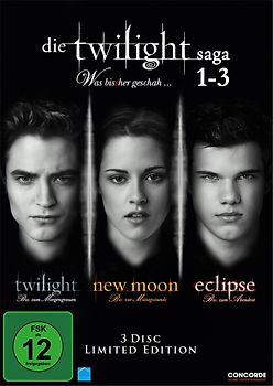 Die Twilight Saga [Limited Edition, 3 DVDs] DVD