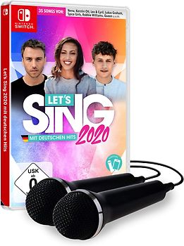 Let's Sing 2020 mit deutschen Hits + 2 Mics Bundleversion