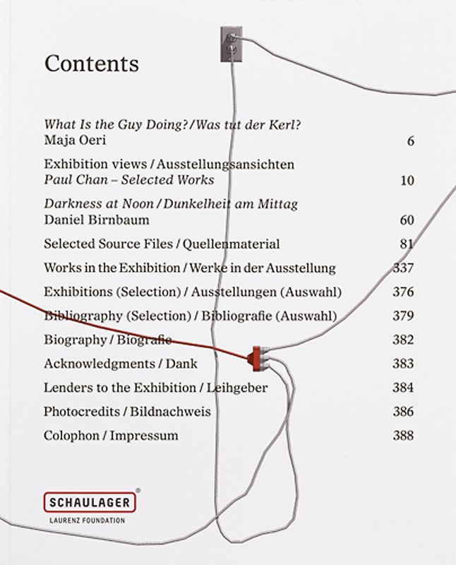 Paul Chan. Selected Works