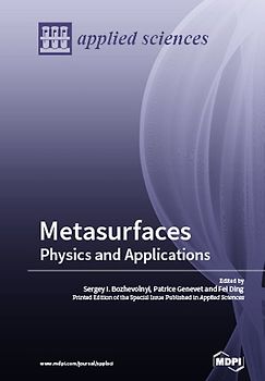 Metasurfaces: Physics and Applications