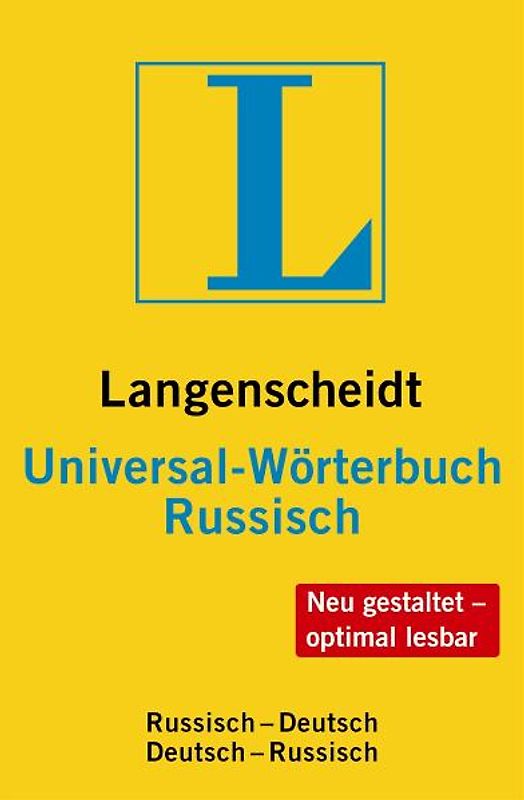 Langenscheidt Universal-Wörterbuch Russisch
