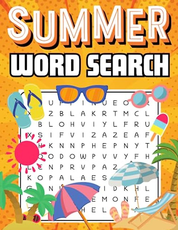 Summer Word Search for Kids: Discover the Perfect Way to Beat Summer Boredom with Engaging Word Searches for Kids, Educational summer word searches for young learners