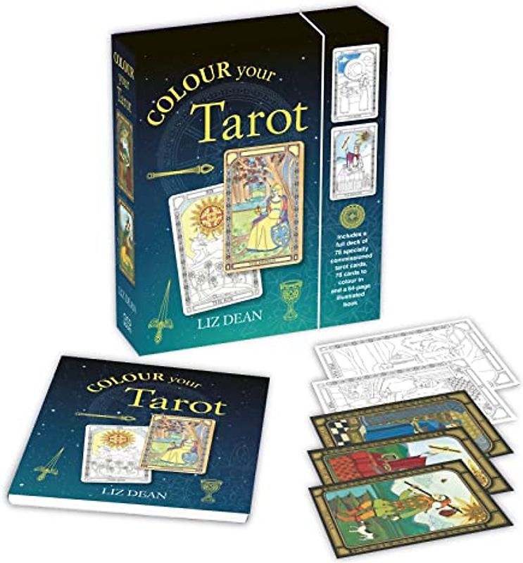 Colour Your Tarot: Includes a full deck of specially commissioned tarot cards, a deck of cards to colour in and a 64-page illustrated book