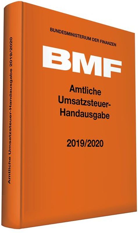 Amtliche Umsatzsteuer-Handausgabe 2019/2020