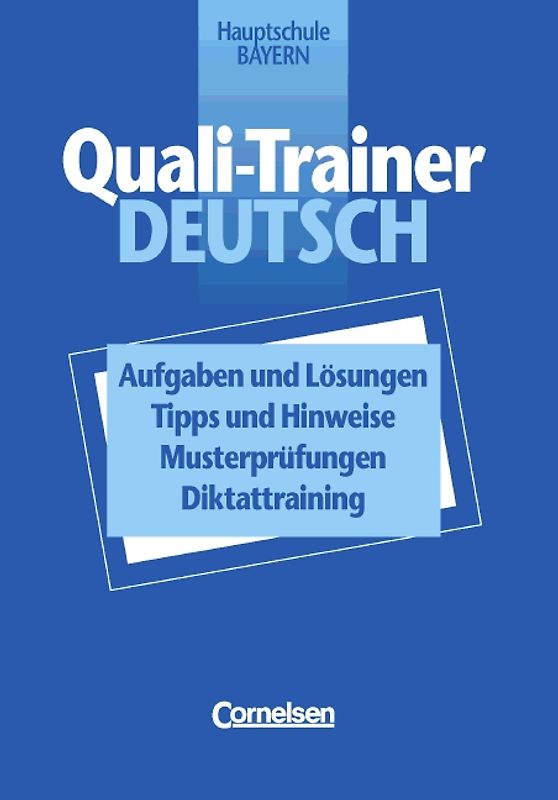 Schülerheft mit Lösungen und Ergänzungsheft zum neuen Quali