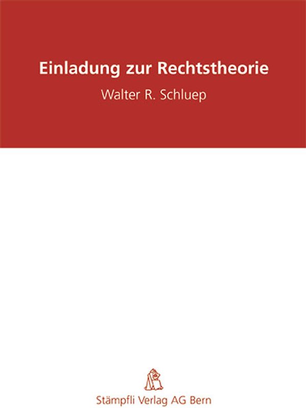 Einladung zur Rechtstheorie