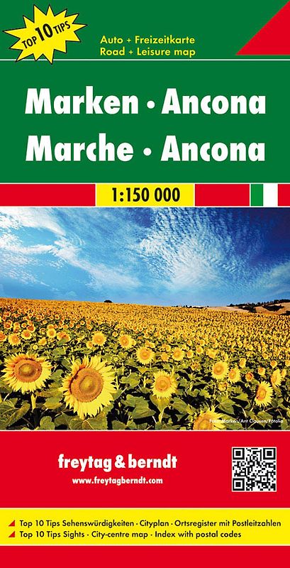 freytag & berndt Straßenkarte Marken - Ancona 1:150.000