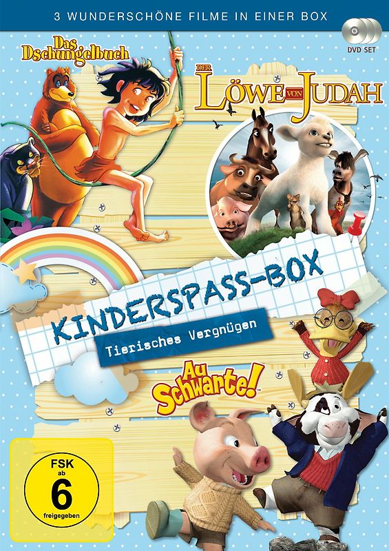 Kinderspaß Box - Ein tierisches Vergnügen [3 DVDs] DVD