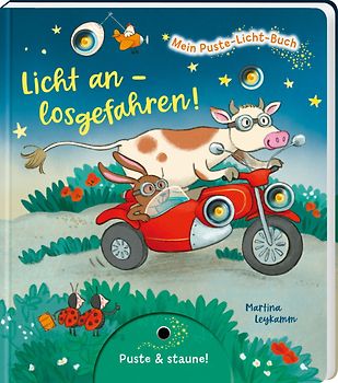 Mein Puste-Licht-Buch: Licht an – losgefahren!