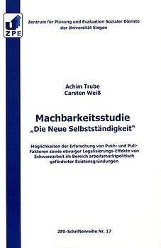 Machbarkeitsstudie "Die neue Selbständigkeit"