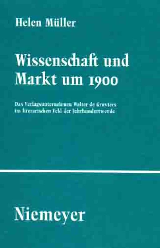 Wissenschaft und Markt um 1900