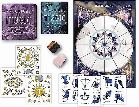 Practical Magic: Includes Rose Quartz and Tiger's Eye Crystals, 3 Sheets of Metallic Tattoos, and More! (RP Minis)