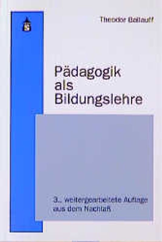 Pädagogik als Bildungslehre
