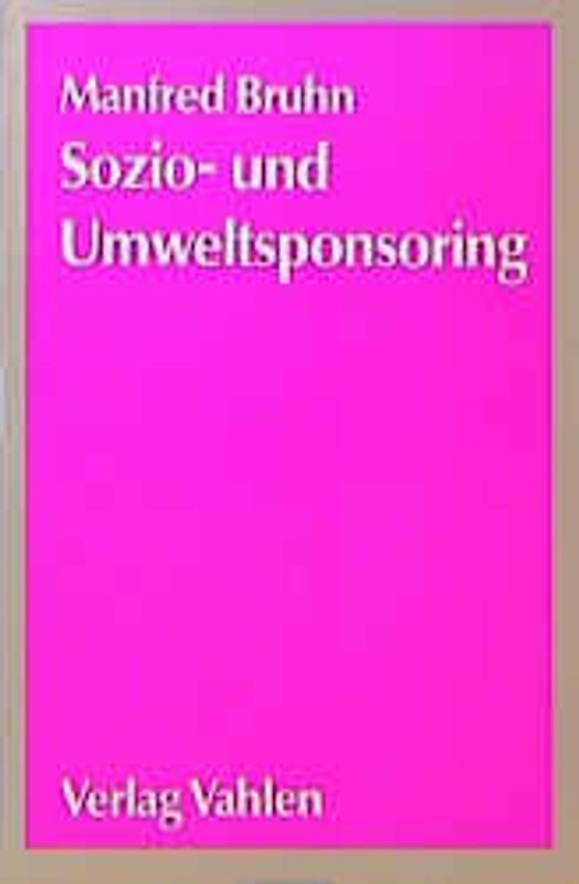 Sozio- und Umweltsponsoring