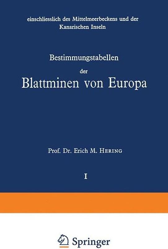 Bestimmungstabellen der Blattminen von Europa