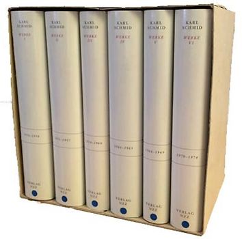 Karl Schmid, Gesammelte Werke, Band I–VI