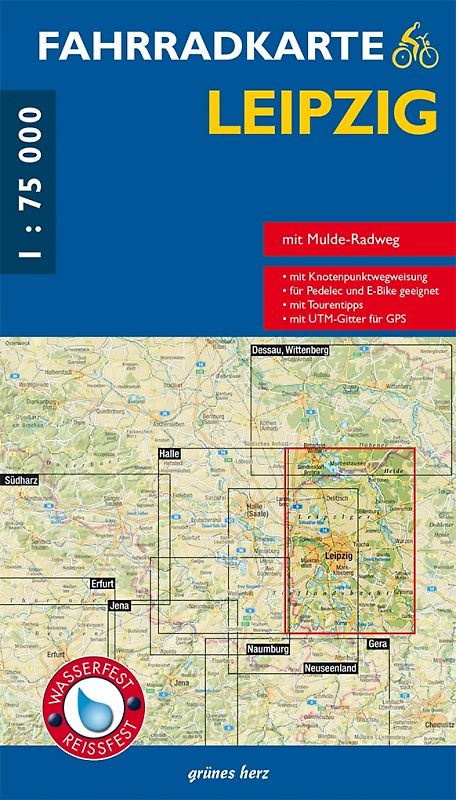 Fahrradkarte Leipzig