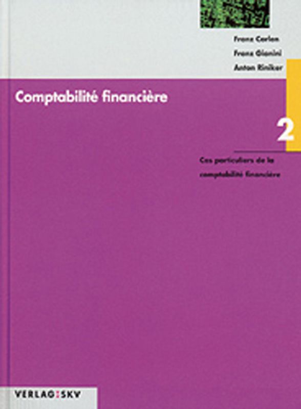 Comptabilité financière 2 - Cas particuliers de la comptabilité financière