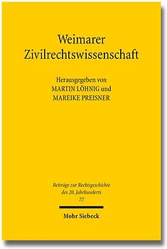 Weimarer Zivilrechtswissenschaft