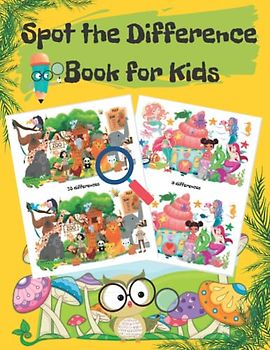 Spot the Difference Book for Kids 4-6,7-9: Totally Tricky Spot the Difference, Seek and Find Books for Children, Adventures of Picture Activity Books for Boy and Girl