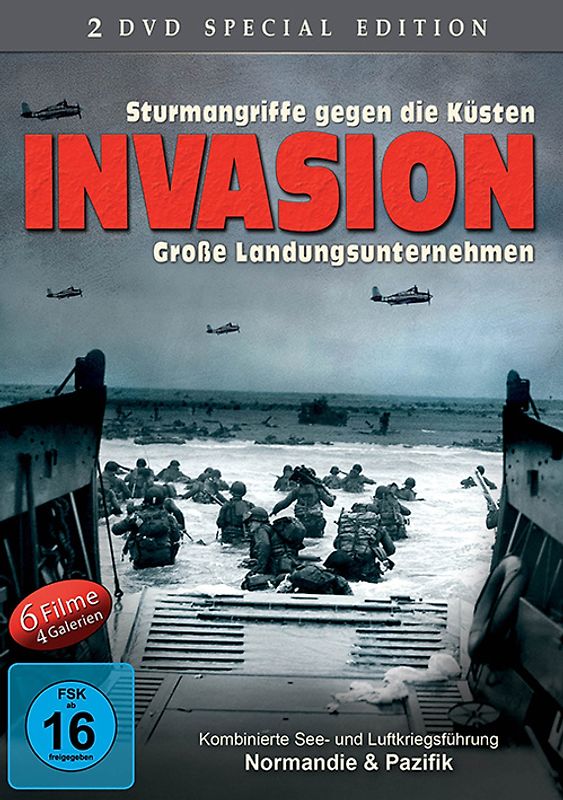 Invasion - Sturmangriffe gegen die Küsten - Große Landungsunternehmen [2 DVDs] DVD