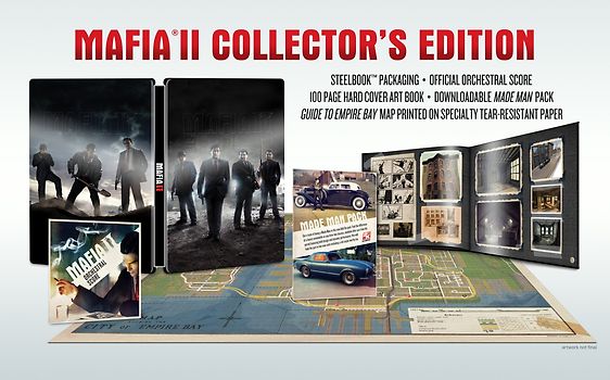 Mafia II [Collector's Edition inkl. Steelbook, Soundtrack, Artbook, Karte] PlayStation 3