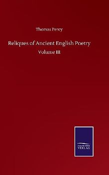 Reliques of Ancient English Poetry