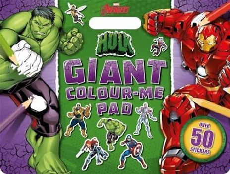 Marvel Avengers Hulk: Giant Colour-Me Pad