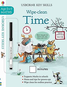 Wipe-Clean Time 8-9 (Wipe-Clean Key Skills): 1